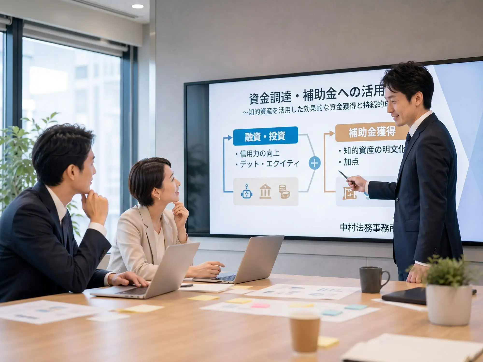 資金調達・補助金への活用
